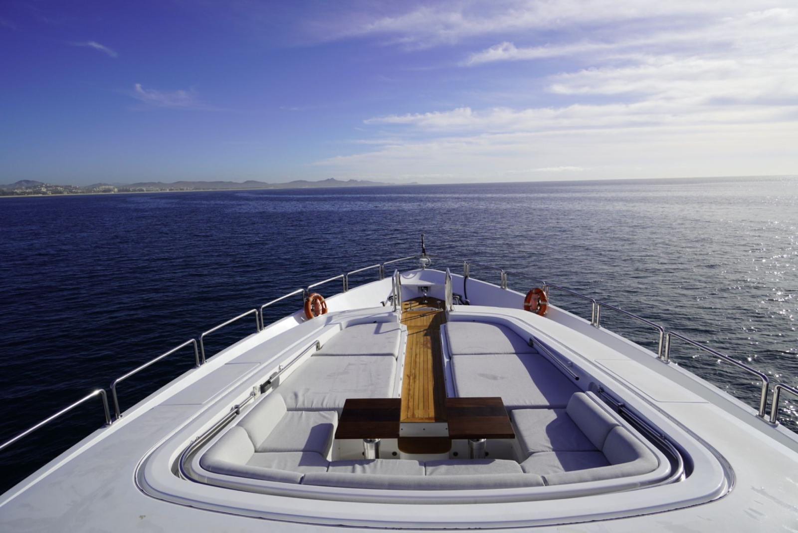 Direct-to-owner charter yacht on the water in Cabo San Lucas